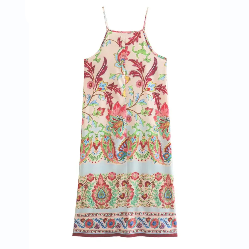 ZARA Floral Maxi Dress Size Small NWT - Picture 12 of 12